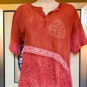 Cotton gauze blouse made in India